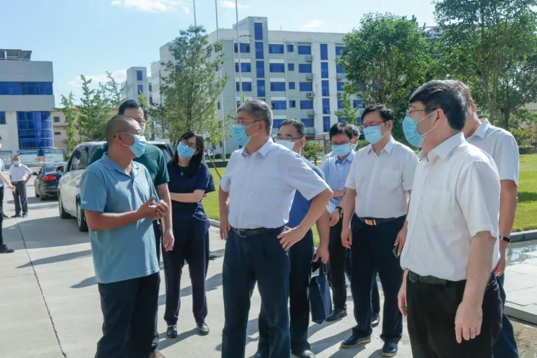 商务部自贸区港司领导莅临先锋娱乐药业考察调研